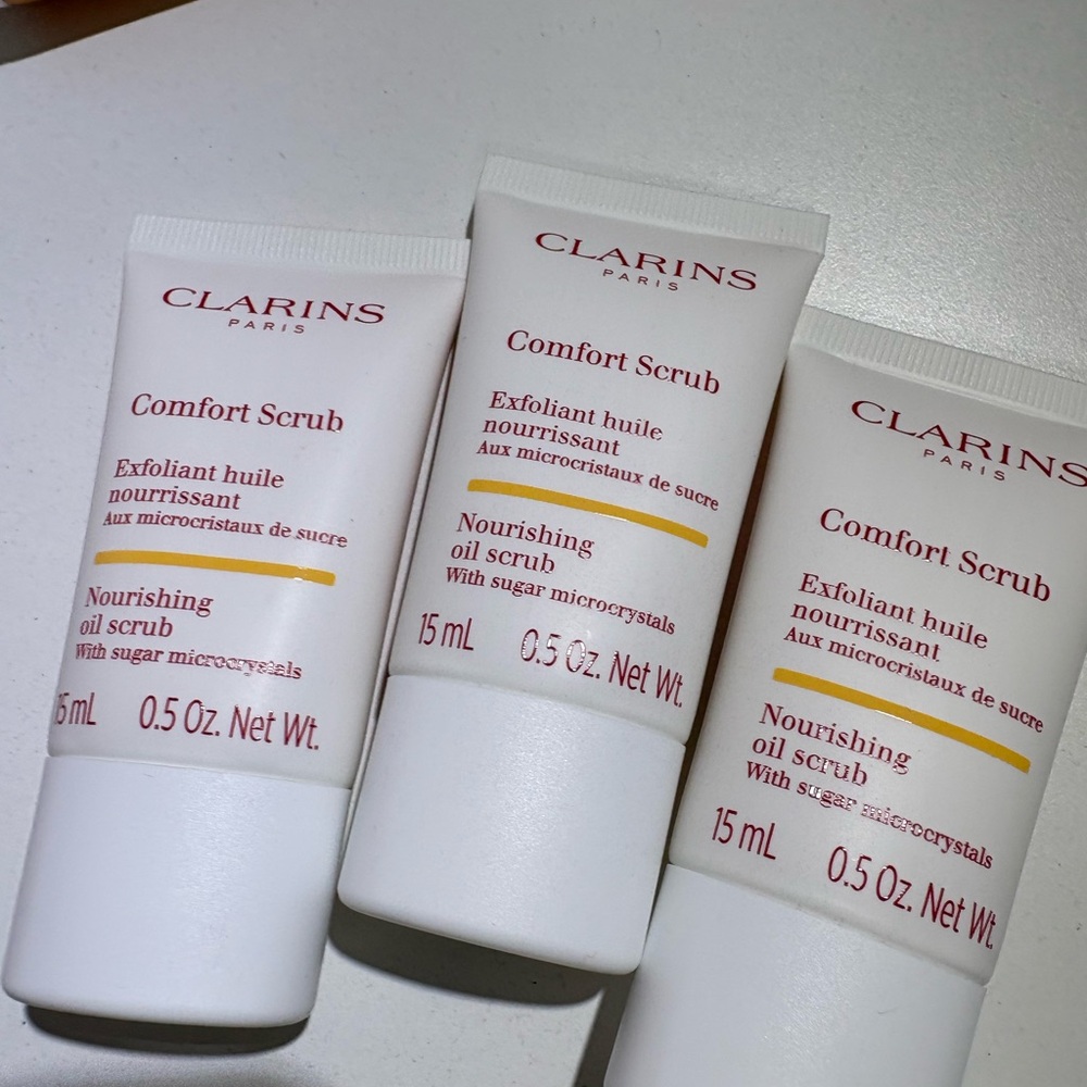 Clarins Skincare Set with Red Pouch - Picture 2 of 5
